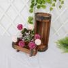 Rustic Wood Flower Pots Durable Flower Boxes Succulent Planter Flower Containers  Balcony Planting