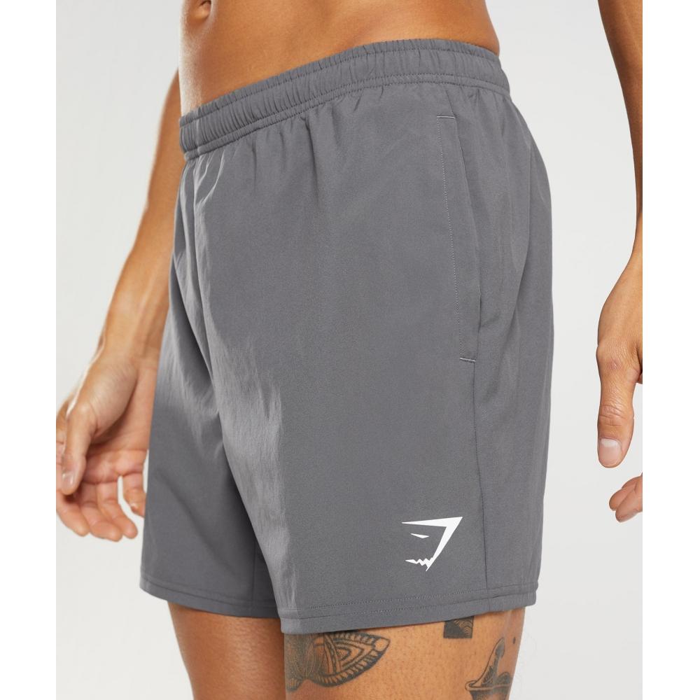 Gymshark Arrival 5  Shorts Silhouette Grey A2a1m Gbp4