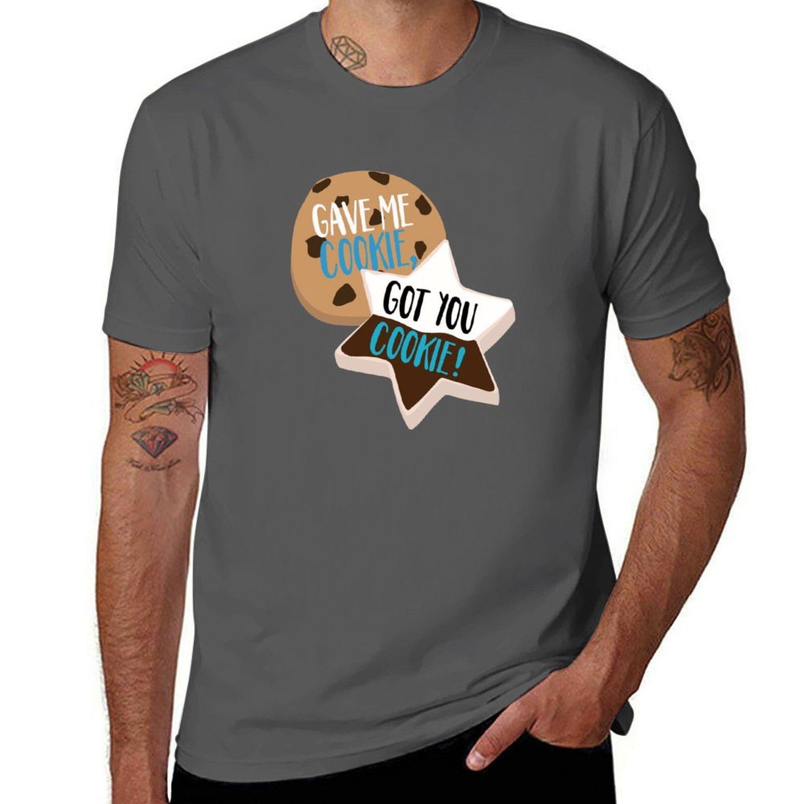 

Gave Me Cookie, Got You Cookie New Girl Nick & Schmidt T-Shirt men t shirt cotton 100% t shirt personalised T-Shirt 4XL