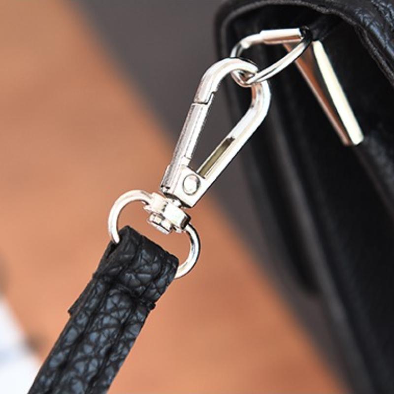 WTEMPO Brand Trendy Fashion Locking Square Bag Hundred Casual Crossbody Bag Shopping Commuting Shoulder Bags