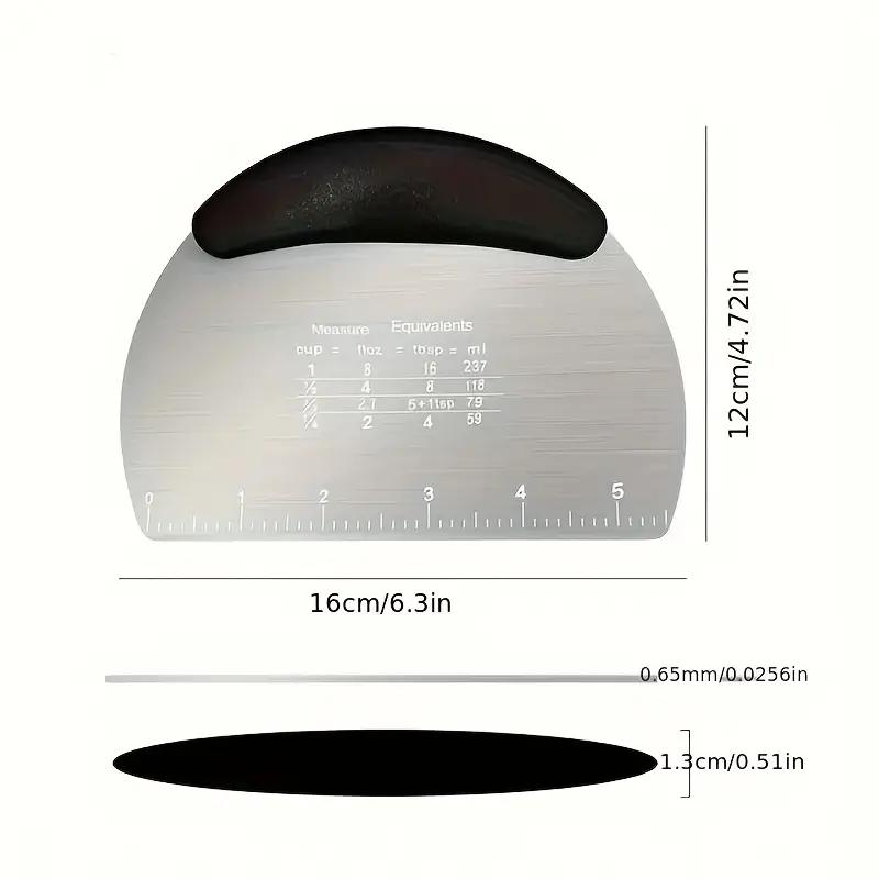 1pc Multifunctional Kitchen Pastry Tool, Suitable for Baking, Bread Making and Fondant, Food Safety, with Measurement Marks, Baking Tools