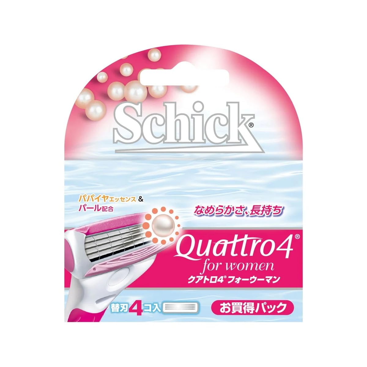 

Quattro 4 для женщин Сменные лезвия x 3 набора (4 шт)