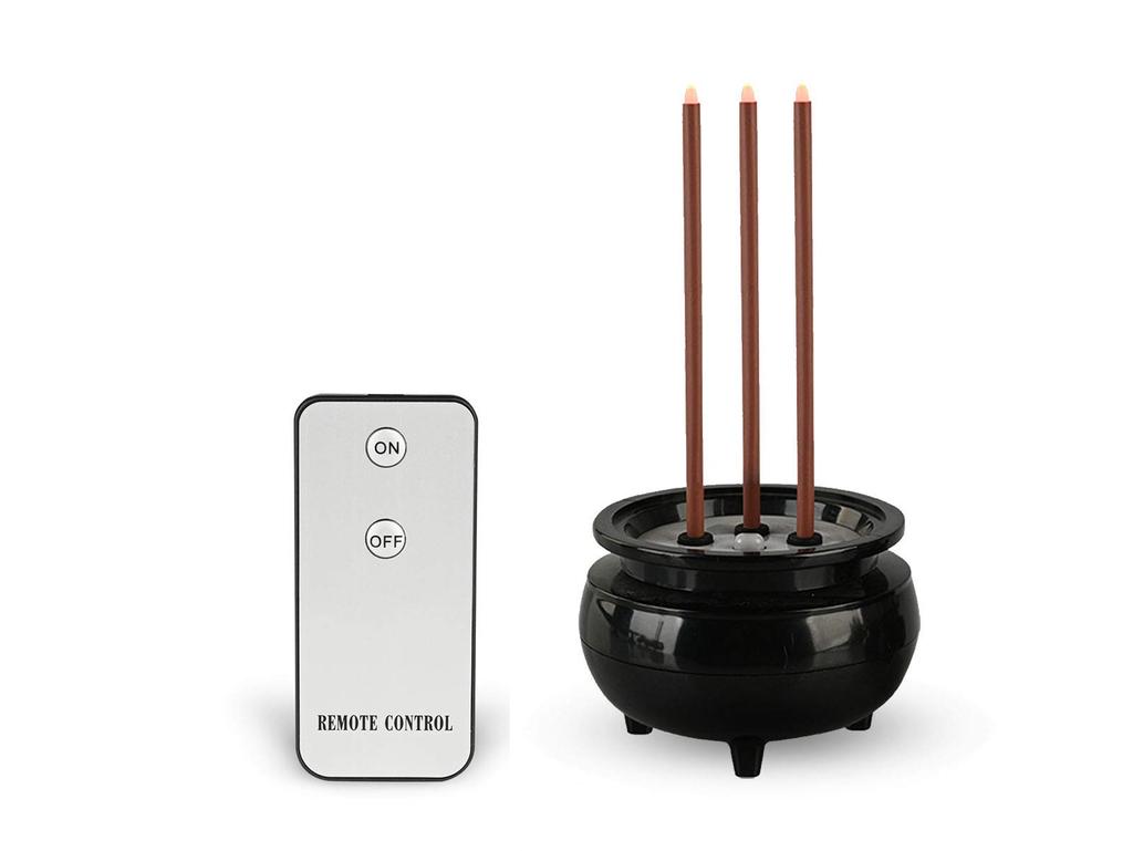 Oda Kobo Fireless Remote Control LED Electronic Incense (Remote Control and Batteries Included) (3.2 Inches)