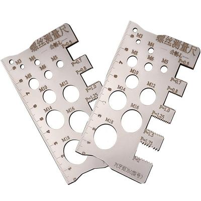 Pitch Measuring Tool Screw Thread Gauge Compact Lightweight Design