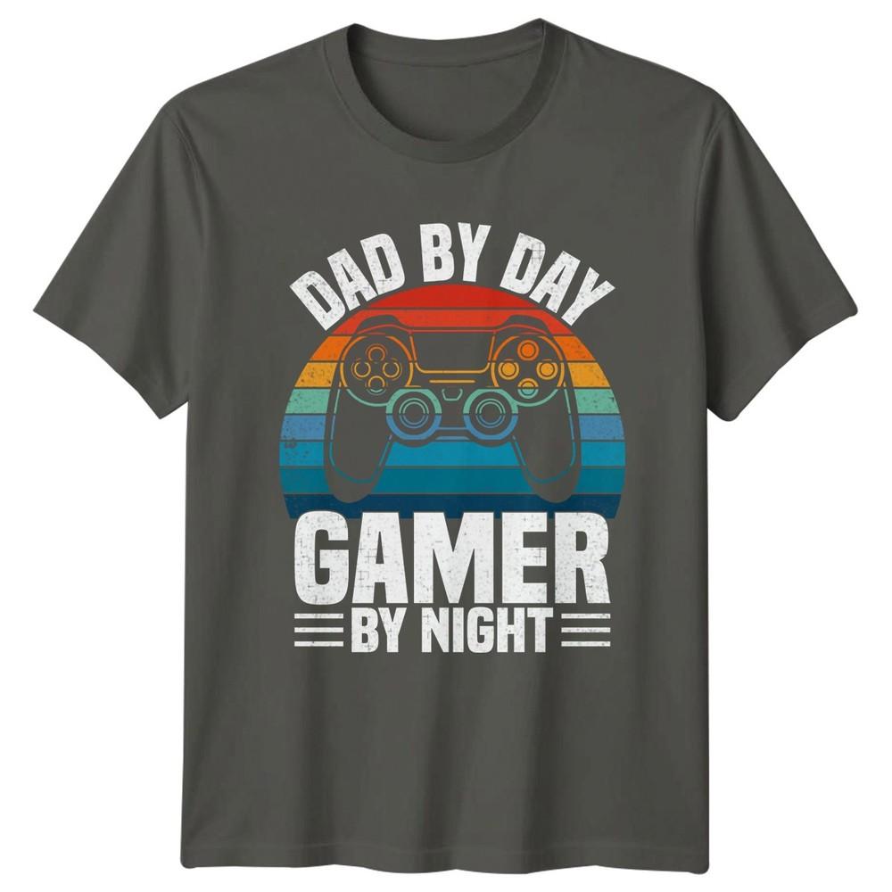 Dad By Day Unisexs TShirt Gaming Gamer S