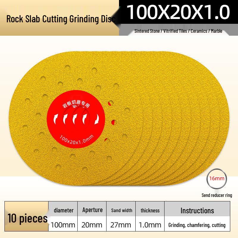 45° Beveling Disc: Dual-Use Saw & Flat Grinder for Sintered Stone Tile