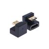 HDMI-Compatible Adapter 360 Degree Angled U-shaped L Converter Mini HD Male To HDMI Adapter