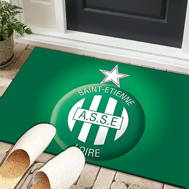 1PC rug Saint-etienne Football Club Carpet, Chair Rug,Area Rug for Office Bedroom living rooms bedroom, Doormat decor Christmas fan gifts