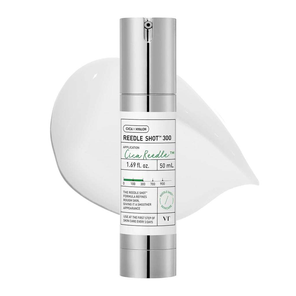 VT COSMETICS CICA Reedle Shot 100, Serum z mikroigłami Spicule do Pielęgnacji Porów & Złuszczania, Eksom, Centella Asiatica dla Efektu Szklanej Skóry, Tekstury Skóry