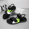 Men's Mixed Color Clip Foot Sandals Fashion Casual Sports Comfortable Sandals Soft Breathable Cool Anti Skid Outdoor Footwear