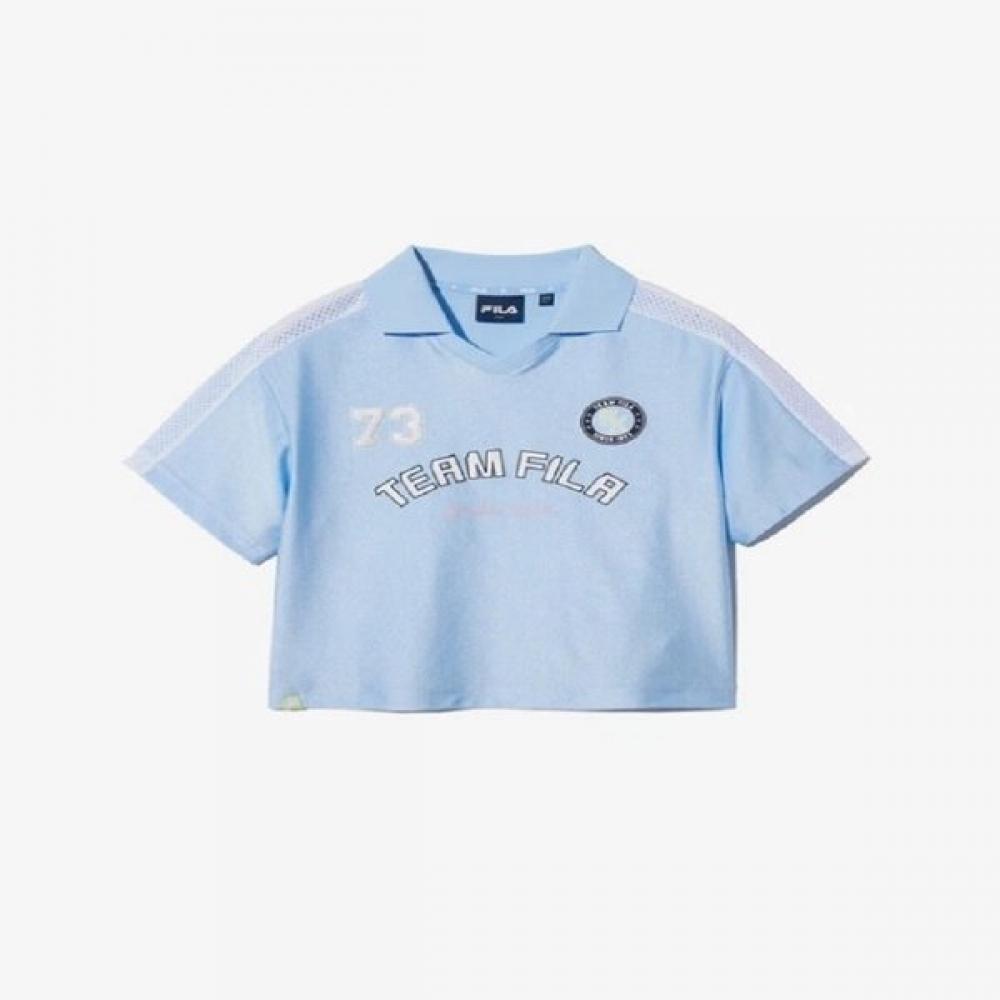 

Fila KidS Blockcore GirlS Crop T ShirT Fk2rSh2507fcud S Blue/130