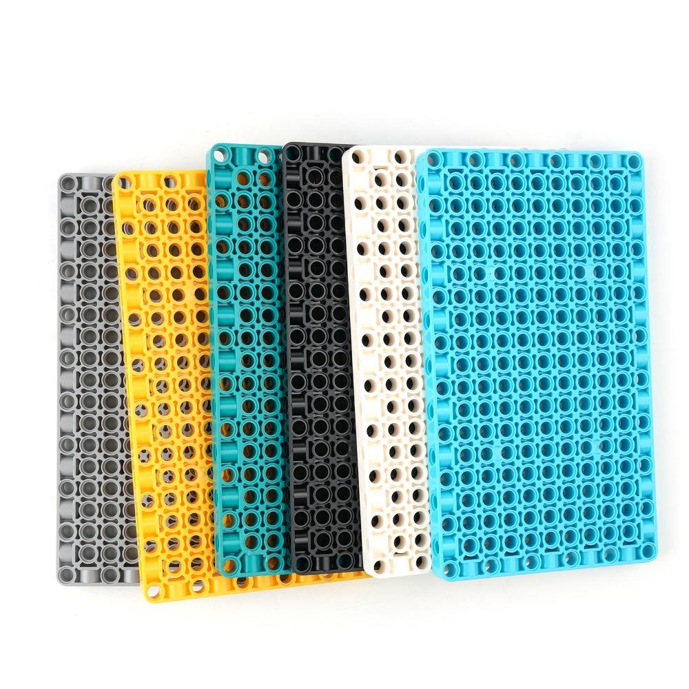 MOC Hi-Tech Parts 11x19 Beam Special Base Frame 39369 Technical Base Plate Compatible with Spike Education Building Blocks 45678