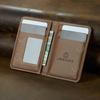 Leather PU Mobile Phone Magnetic Card Holder Card Holder Magnetic Ring
