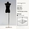 Korean Style Flat Body Female Mannequin with Wide Shoulders for Women's Clothing Display