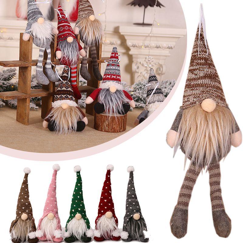 Gnome Plush Christmas Santa Doll Xmas Gonk Dwarf Elf Decoration Ornaments Gifts