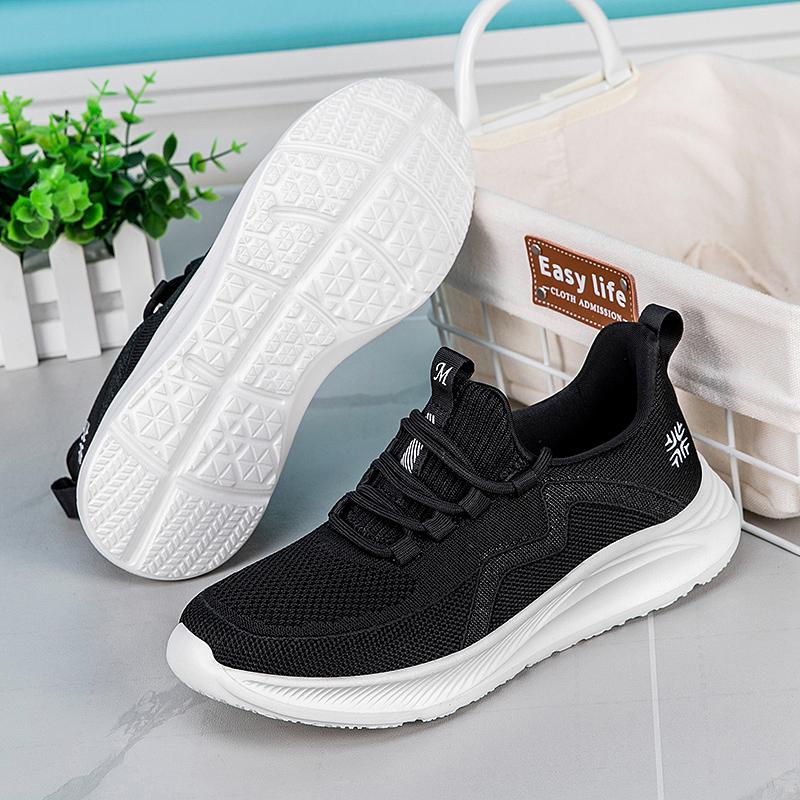 Women's Breathable Soft Sole Casual 2025 Summer New Single Shoe Fitness Shoes Korean Version Fashionable Sports Shoes