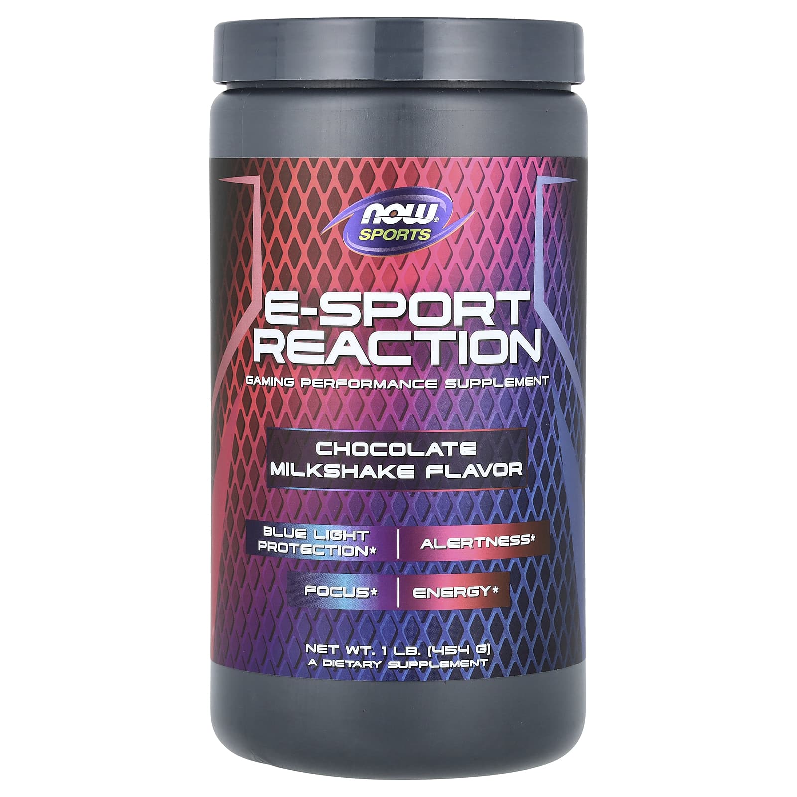 

NOW Foods, Sports, E-Sport Reaction, Chocolate Milkshake, 1 lb (454 g)