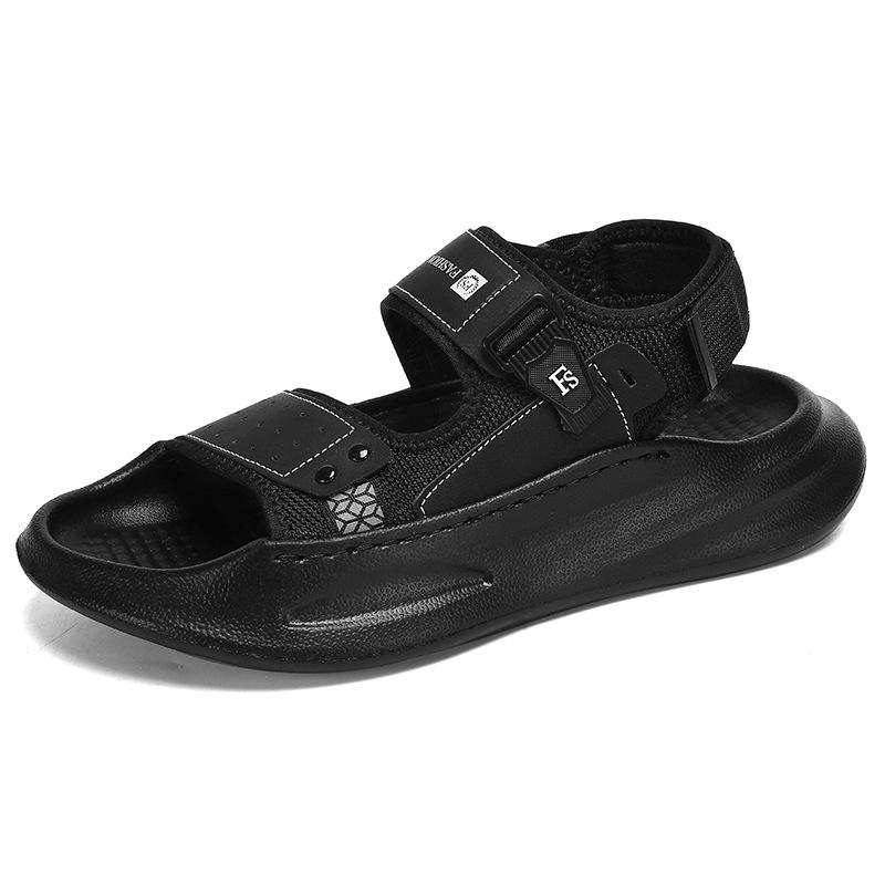 Sandals summer fashion thick sole stepping on shit feeling teen comfortable sandals casual wear wading travel beach shoes