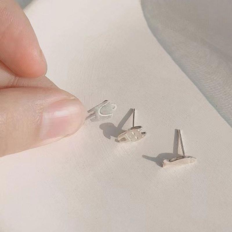 Asymmetrische Katze Fisch Ohrstecker Temperament Piercing Ohrringe Mode Party Schmuck Kleine Ohrstecker Weihnachtsgeschenk