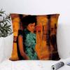 In the Mood for Love Cushion Cover  Piece Short Plush Pillowcase Soft and Washable Mostly Used for Sofa Car