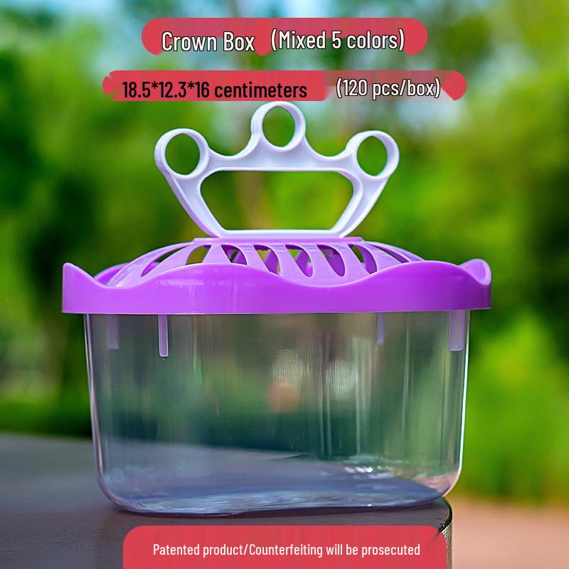 Transparent Handheld Pet Breeding Box: Large, Medium, Small - Turtle Tank, Goldfish Container, Enclosed Hamster Cage