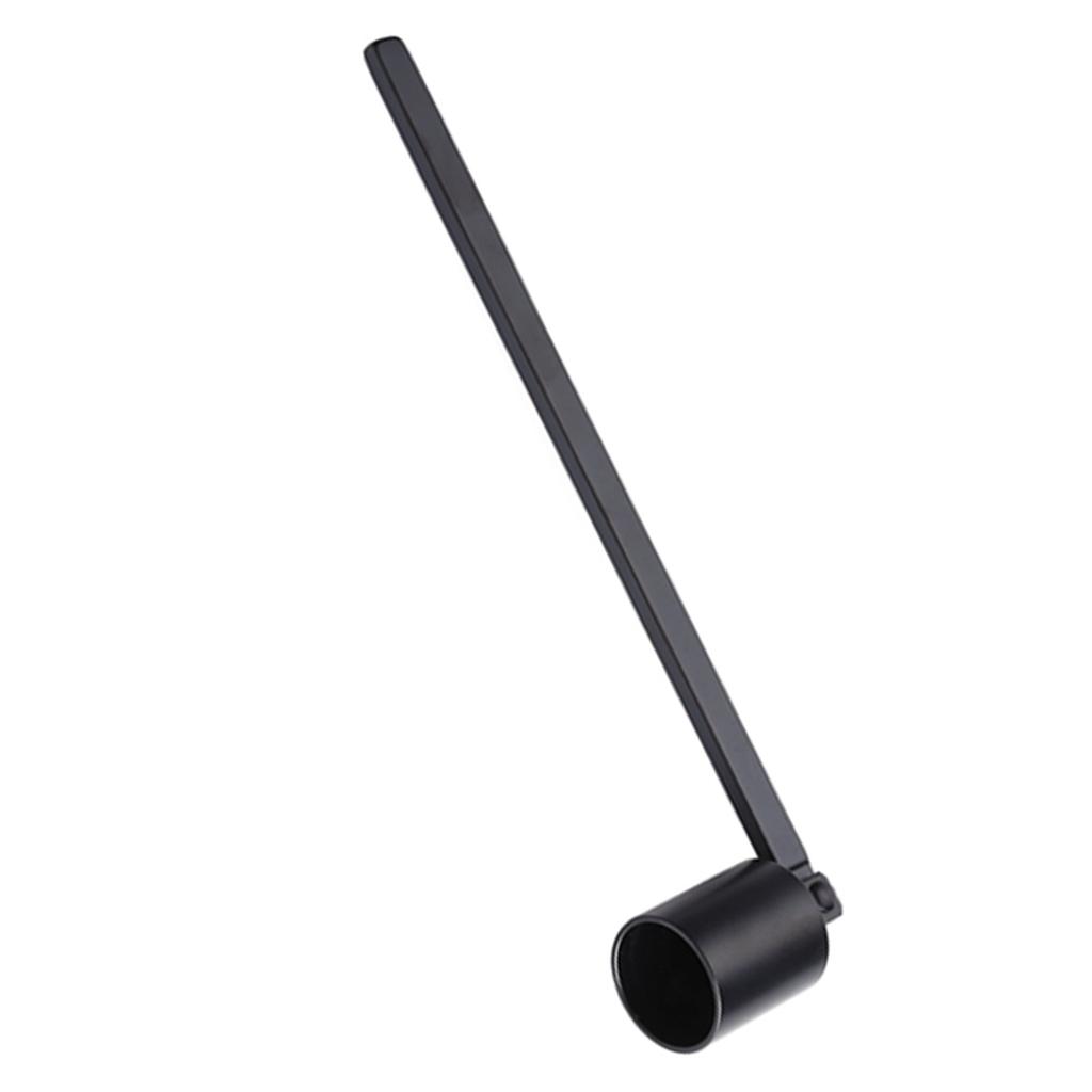 Fashion Stainless Steel Straight Tube Shaped Candle Snuffer Wick Trimmer Cover Hand Tool