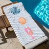 Vibrant Beach Towel with Colorful Sea Life Prints Microfiber Quick-Dry Machine Washable Ideal for Summer Fun Beach Accessories