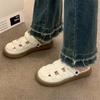 Baotou Breathable Sandals Female Spring and Summer Two Wear Half Flip-flops Outside Wear Single Shoes