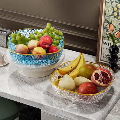 Exquisite High-End Fruit Plate Light Luxury High-End Living Room Household Plastic Good-Looking Fruit Plate