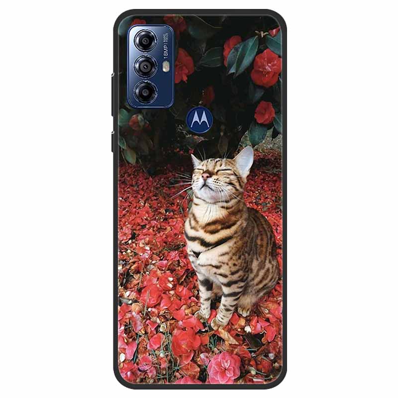 Für Motorola Moto G Play 2023 Hülle Weiche Silikon-Rückseite für Moto G Play 2023 Hülle GPlay 2023 Schwarze Handyhülle