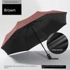 Ten-Bone 70% Off Fully Automatic Folding Umbrella for Men and Women, Business Black-Coated Sunshade Umbrella, Dual-Use for Sun and Rain, Promotional