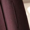 2026 Spring Elegant Double-Breasted Long Wool Coat with Big Lapel for Women