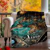 Old World Map Customize Your Name Outdoor Blanket Suitable For All Seasons Comfortable And Warm Soft Blanket Suitable For Travel Gifts For Relatives