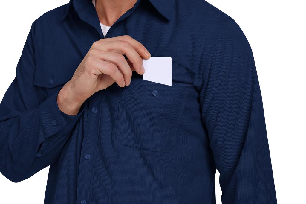 MoFiz Casual Dress Long Open Plus Loose Solid for Everyday and Outdoor Activities Men's Shirt, Sleeve, Collar, Spring/Autumn, Sizes, Fit, Button-Down,