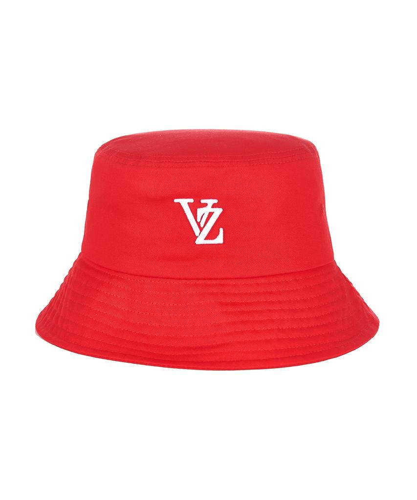 Bajal 3D Monogram Color Bucket Hat Red