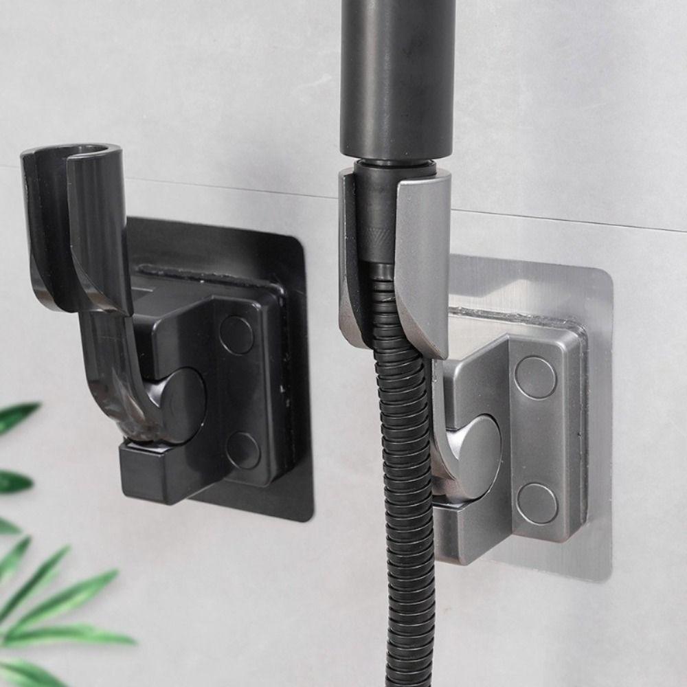 Multi-angle Adjustable Shower Head Holder Self-adhesive Bathroom Accessories Shower Bracket