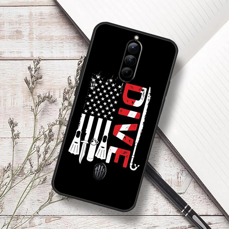 Scuba Diving Diver Case For ZTE Nubia Red Magic 8 9 10 8S 9S 10S 11 Pro Plus 6 7 6S 7S Pro 5G 6R 10 Air Funda