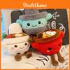 Fun Hotpot Plush Doll With Pp Cotton Filling For Kitchen Decor And Gift Set