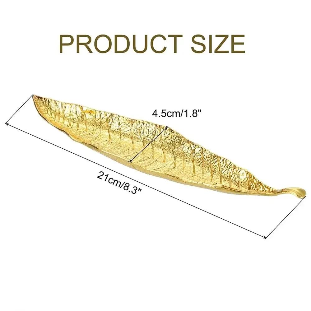 1Pcs Durable Alloy Incense Holder 22cm Portable Long Leafs Cense Insence Burner Accessories Meditation Room Yoga