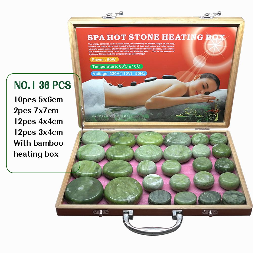 

Тонтин нефритовая глазурь, массажный набор с горячими камнями, массажер для спины, уход за здоровьем, камни для массажа позвоночника, базальтовый лавовый камень, спа 1set（NO.1）