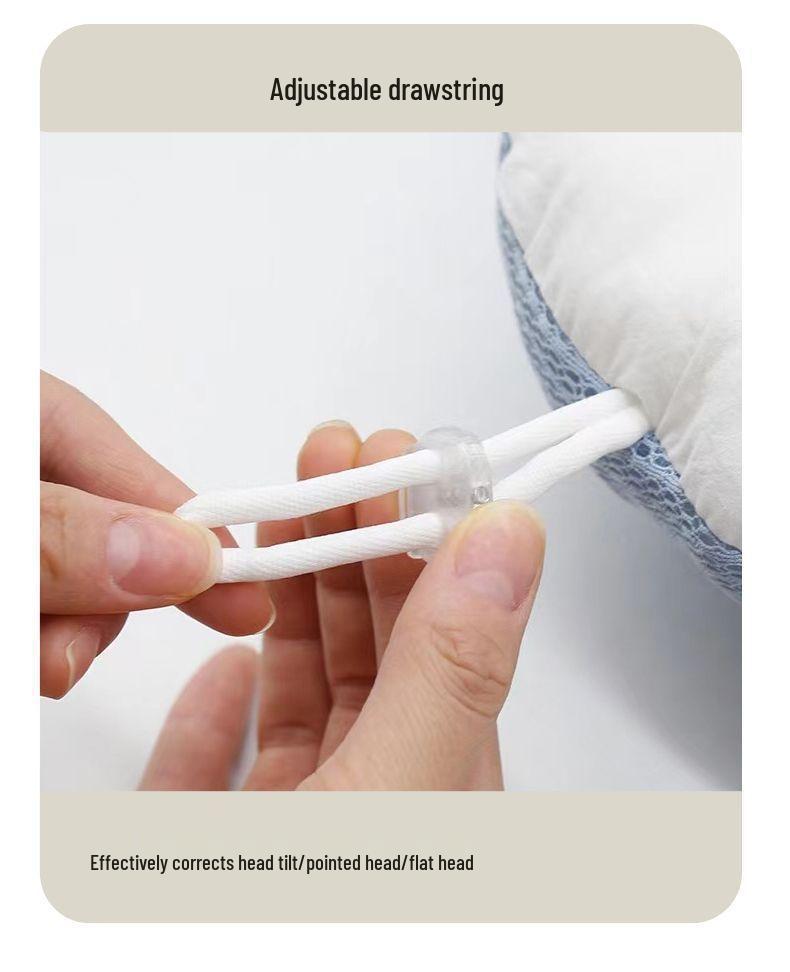 Breathable Baby Comfort Pillow: Adjustable Anti-Startle Side Pillow for Head Shaping and Support