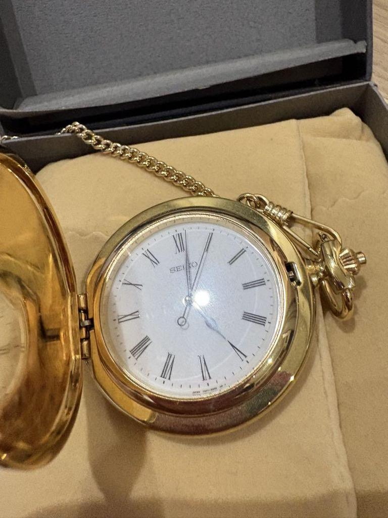 [USED] SEIKO Gold Pocket Watch