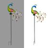 Solar Peacock Garden Decoration Lights Outdoor Lawn Statues Stake Lights For Villa Landscaping Solar Powered Ground Lights