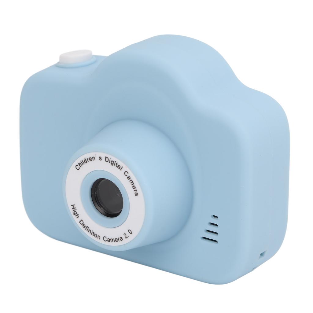 Cartoon Child Camera Kids Gift High Pixel One Key Video Recording Kids Mini CameraSky Blue