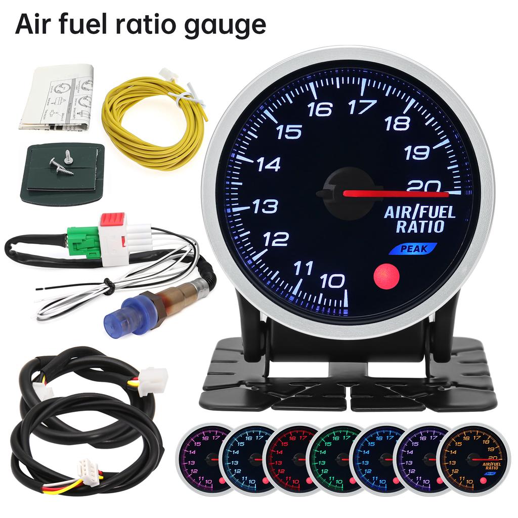 12V 52mm Auto Gauges 8 Colors Backight Turbo Boost Gauge BAR PSI Water temperature RPM Tachometer Oil Temp EGT Exhaust Fuel