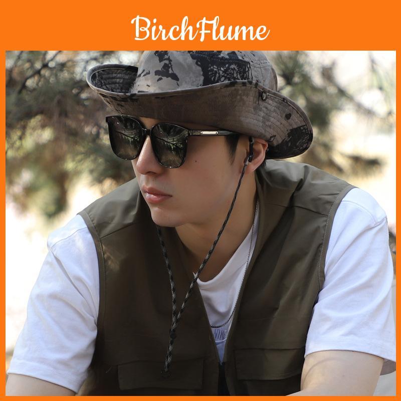 Sun Protection Fisherman Hat With Large Brim For Summer Travel And Outdoor Activities