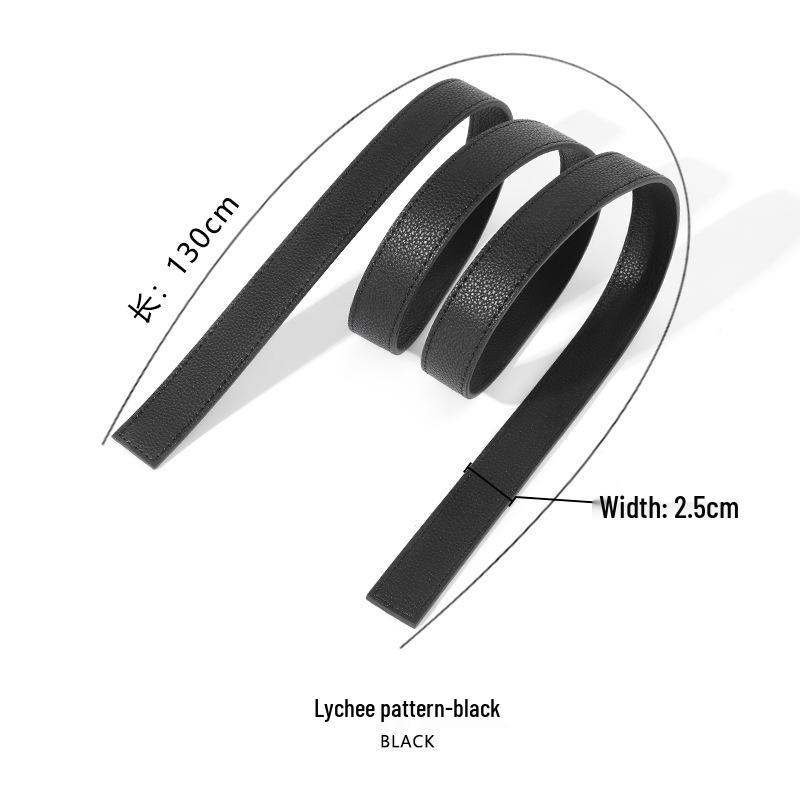 Paski ze skóry bydlęcej: D-63 Oryginalne Akcesoria Bagażowe DIY - Opcje Płaskie, Krzyżowe, Tkane Liczi