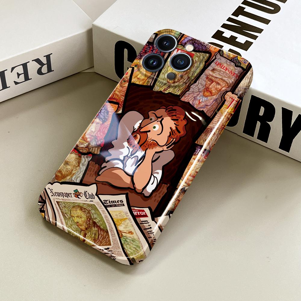 All-inclusive Film Phone Case Cartoon Fashion Design Hard Shell Full Cover Camera Protection Case for iPhone Samsung Xiaomi Poco Redmi Huawei Honor
