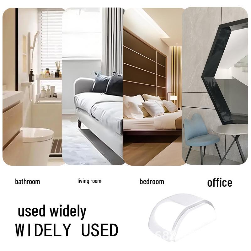 Transparent Silicone Door Stopper Anti-Collision Silent Bumper Easy Install Global Hot Seller