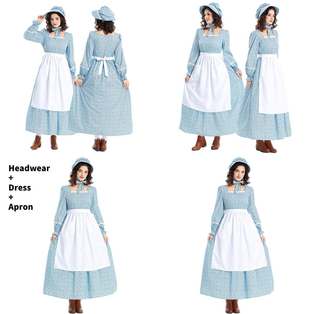 Halloween Floral Pattern Costume For Women With Polyester Mix Material For Parties
